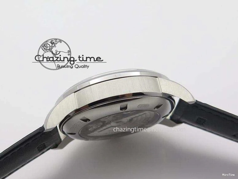 MIROTIME 0814 Ingeniuer St.Laurens SS White Dial MK 1:1 Best Edition On Black Leather Strap A Youthful 7363
